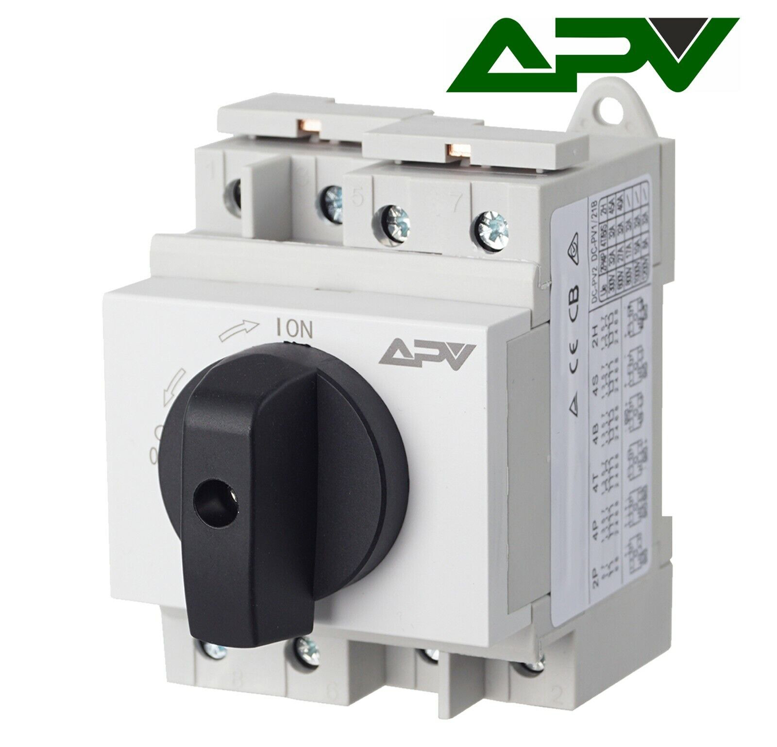 PV-Systemlösung Typ 1+2 bis 900 V DC mit Trennschalter (32 A)