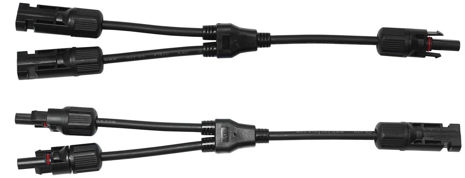1 Paire Panneau Solaire T/Y Branche Connecteurs câble répartiteur