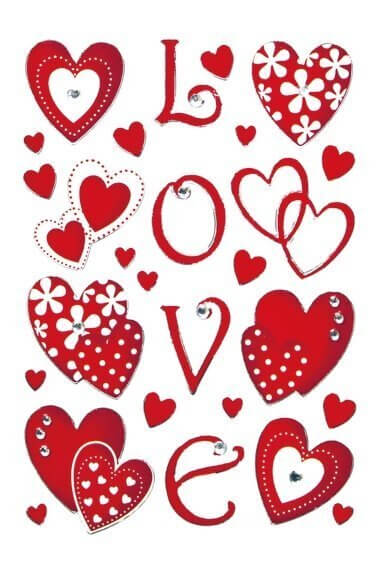 HERMA 6287 10x Sticker MAGIC Love Jewel